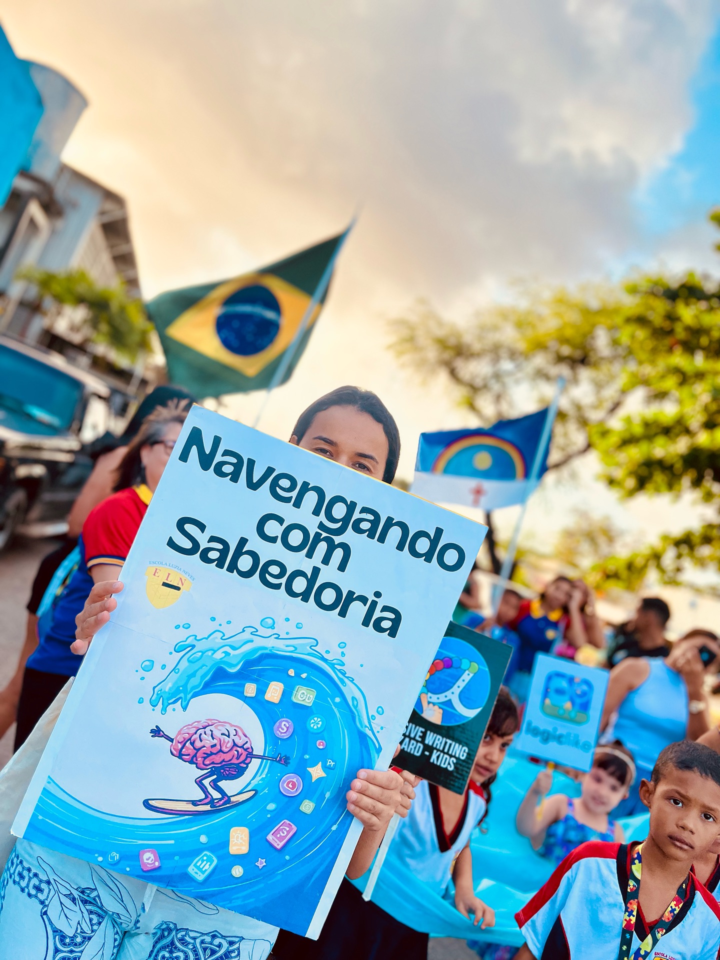 Estudantes em experiência educativa