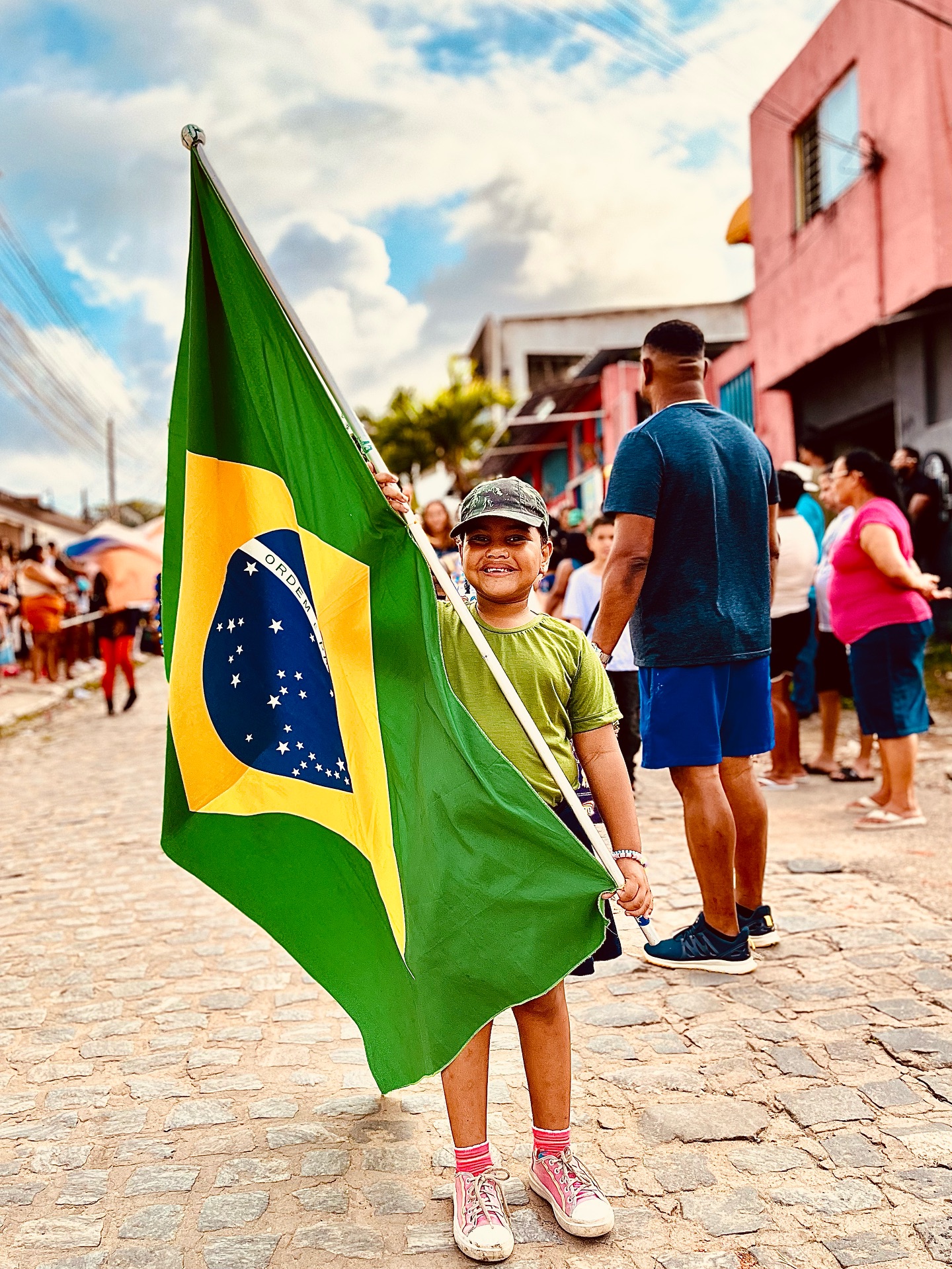 Estudante em projeto cultural